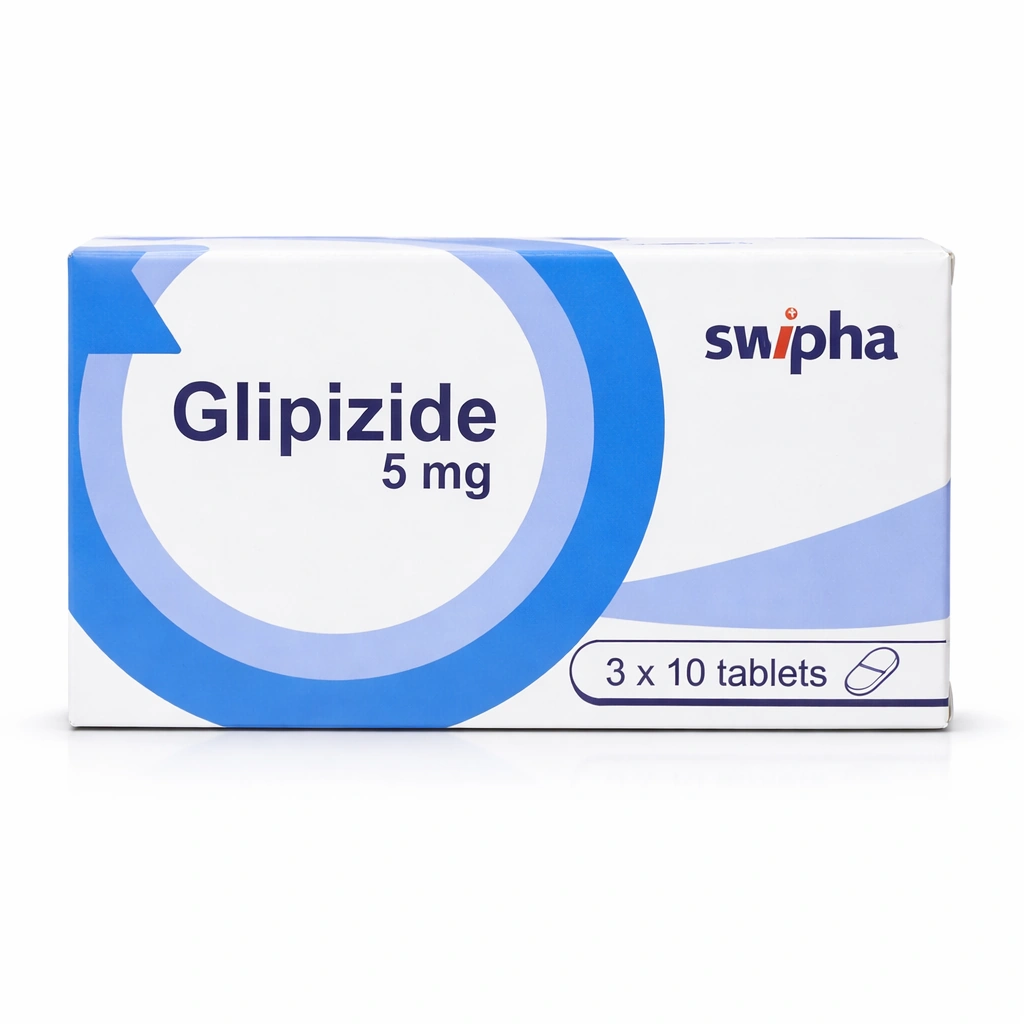 Glipizide 5 mg Tablets x 30 Tablets