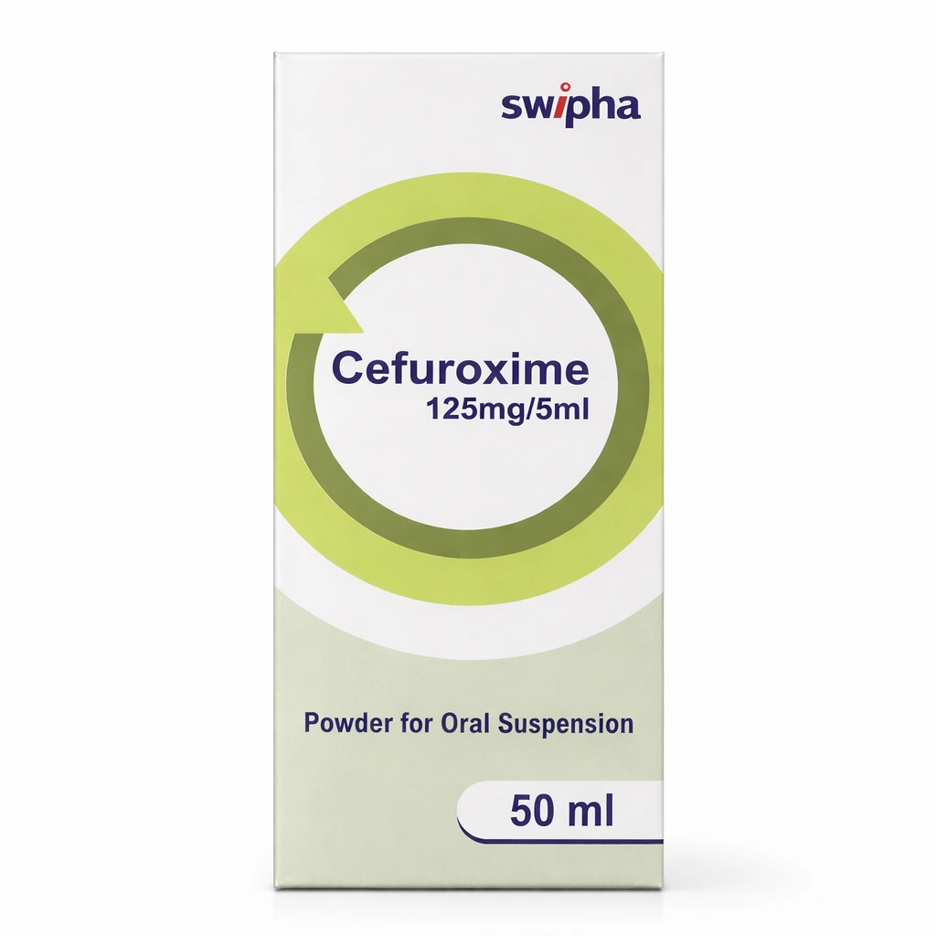Swipha Cefuroxime Powder for Oral Suspension 125 mg/5 ml 50 ml
