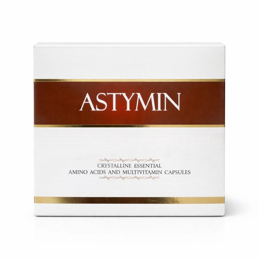 Astymin Crystalline Essential Amino Acids and Multivitamin Capsules x 100 Capsules