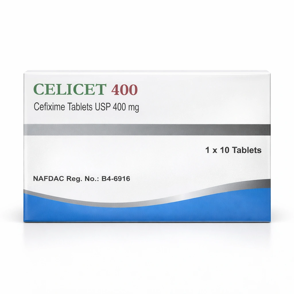 Celicet 400 Cefixime Tablets USP 400 mg x 10 Tablets