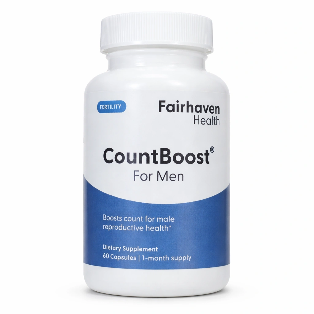 Fairhaven Health CountBoost For Men Fertility Supplement x 60 Capsules