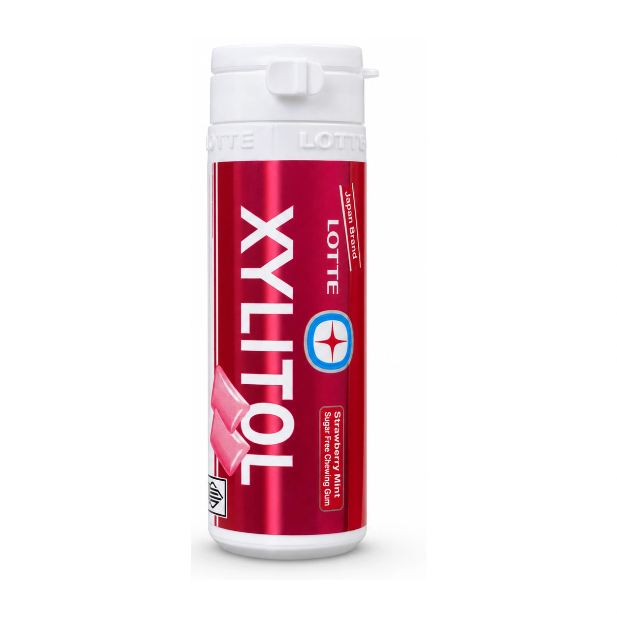 Lotte Xylitol Strawberry Mint Sugar-Free Chewing Gum 27.55 g