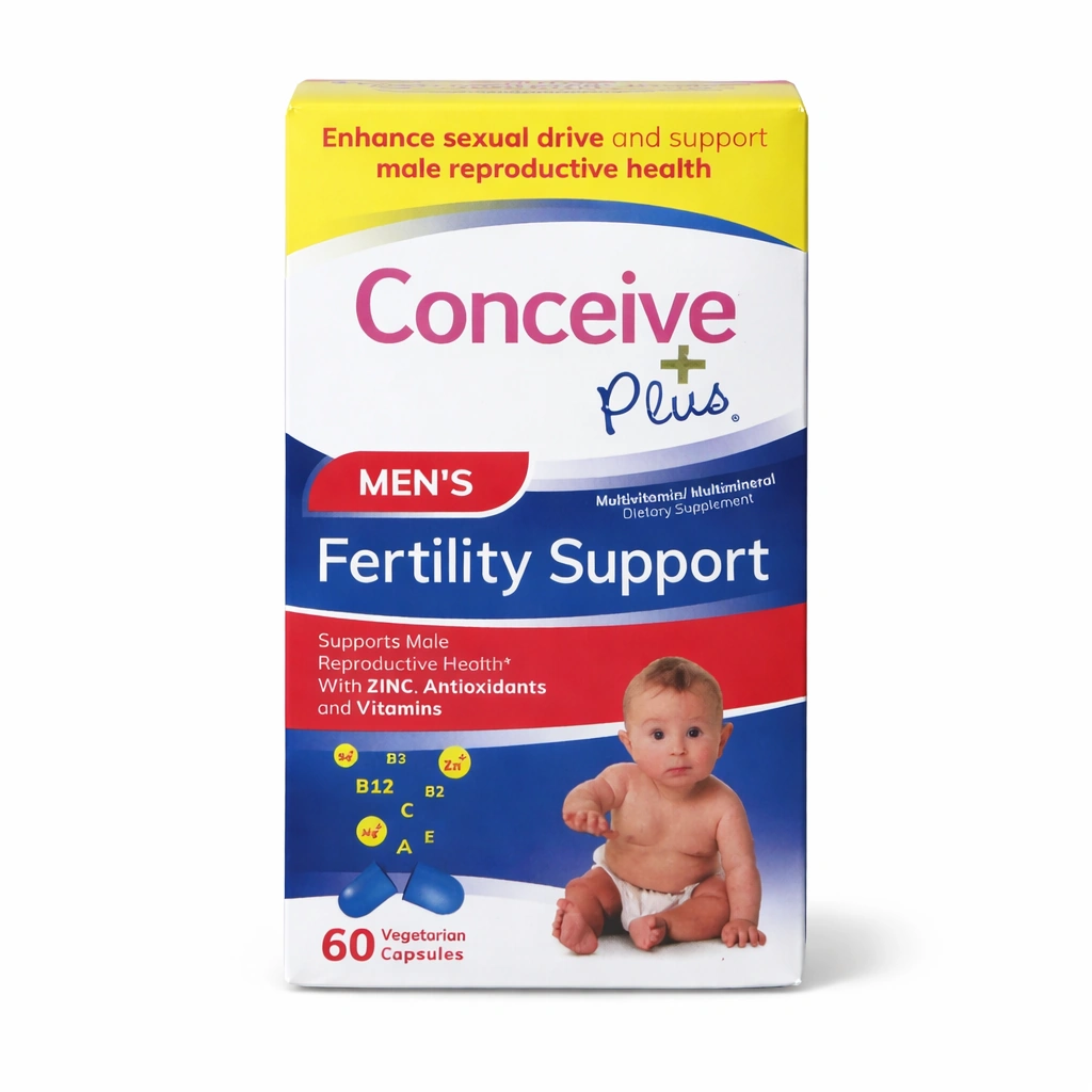 Conceive Plus Men's Fertility Support Dietary Supplement x 60 vegetarian Capsules