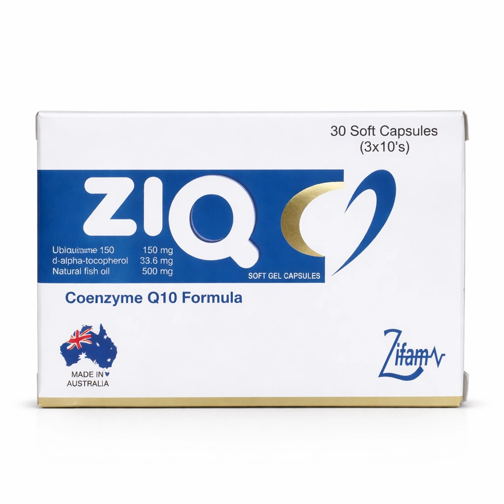 ZIQ Coenzyme Q10 Formula Soft Capsules x 30 Capsules