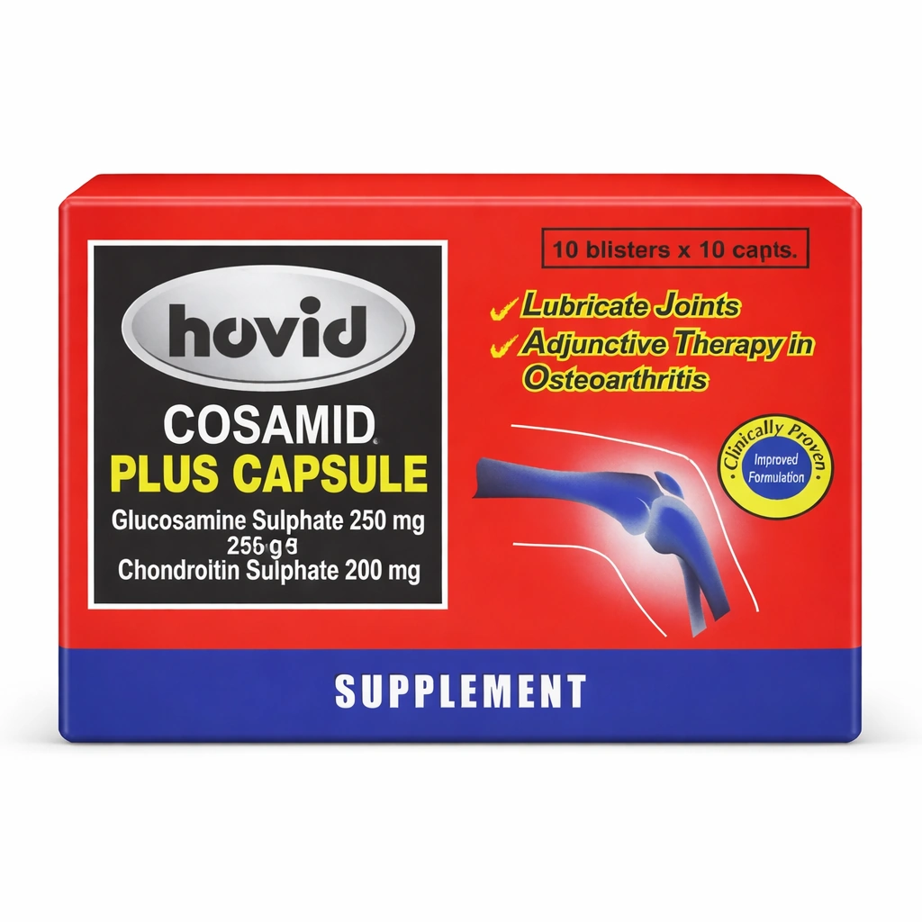 Hovid Cosamid Plus Capsule 250 mg/200 mg x 100 Capsules