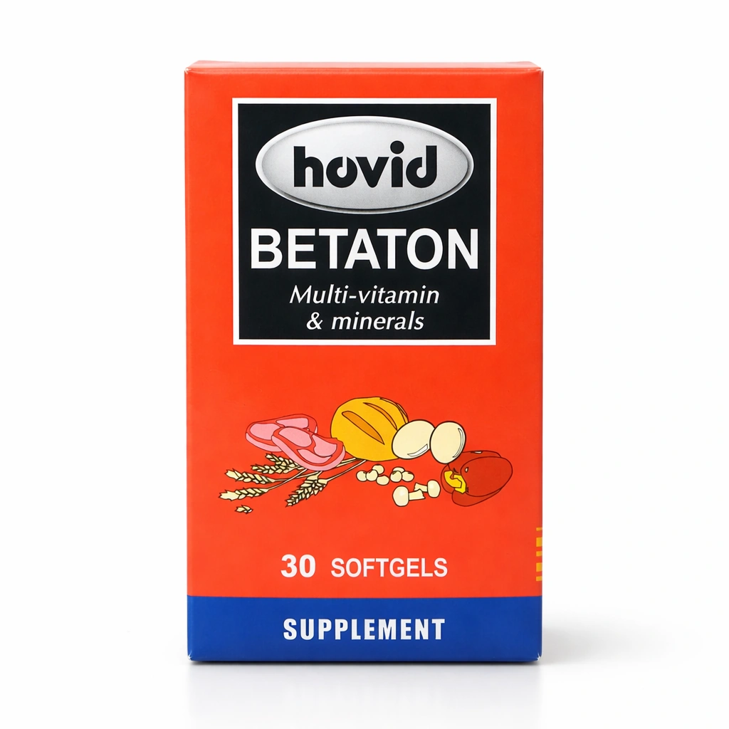 Hovid Betaton Multivitamin & Minerals Softgels x 30 Softgels