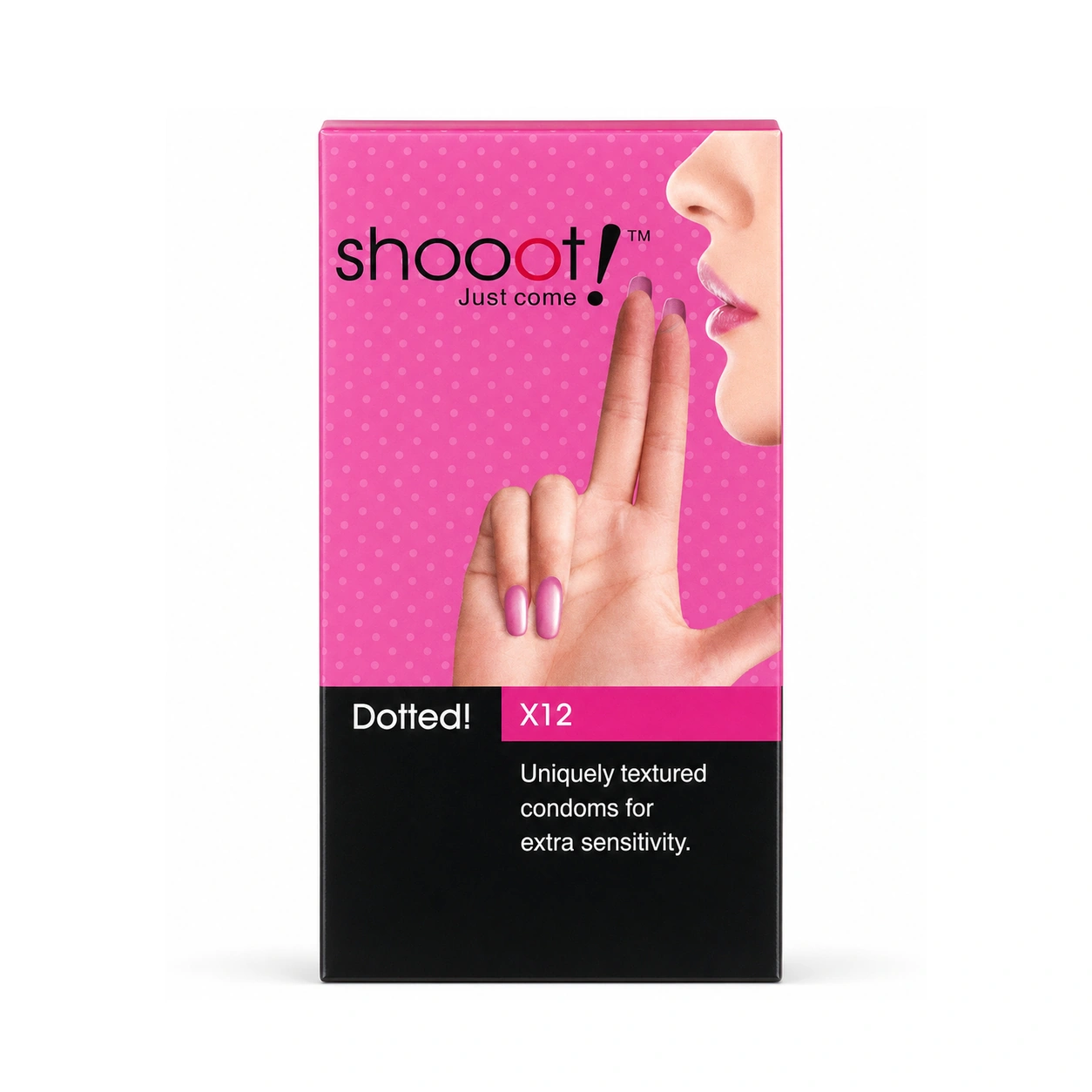 Shoooot Dotted Condoms x 12 Condoms