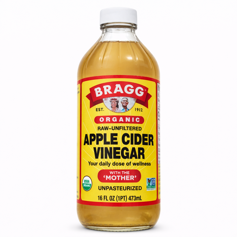 Bragg Organic Raw-Unfiltered Apple Cider Vinegar with the Mother 473 ml