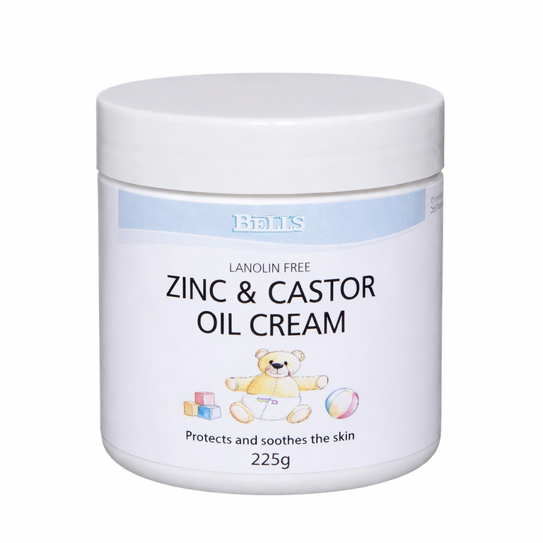 Bells Zinc & Castor Oil Cream 225g (7.9 oz)