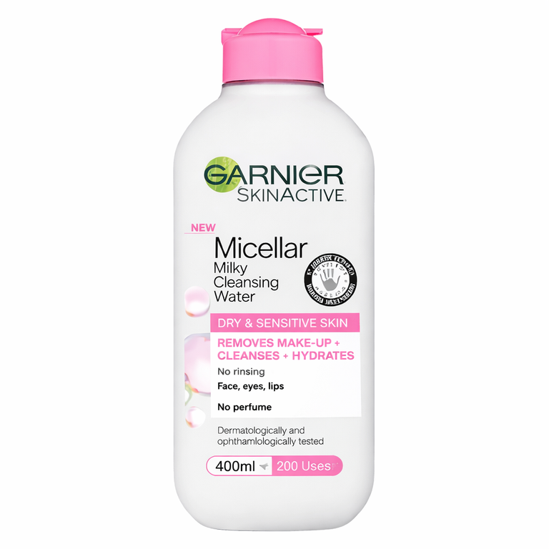 Garnier Micellar Milky Cleansing Water (Dry & Sensitive Skin) 400 ml