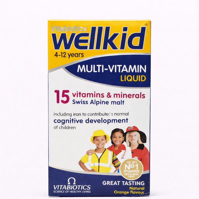 Vitabiotics Wellkid Multivitamin Liquid (4-12 Years) 150 ml