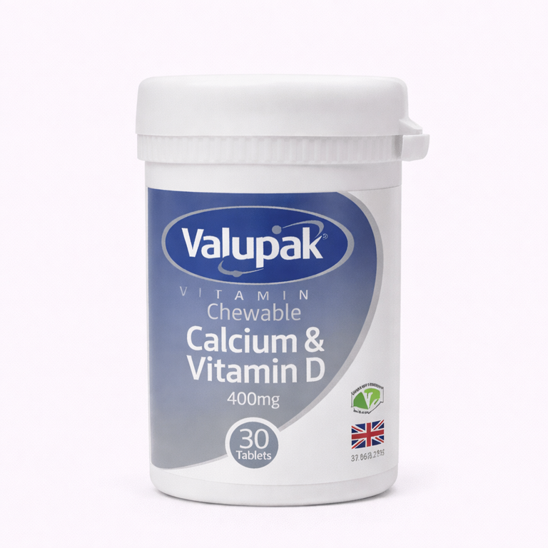 Valupak Calcium & Vitamin D 400 mg x 30 tablets