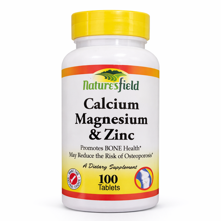 Nature's Field Calcium Magnesium & Zinc x 100 tablets