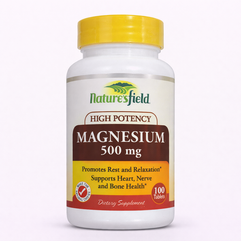 Nature's Field High Potency Magnesium 500 mg x 100 tablets
