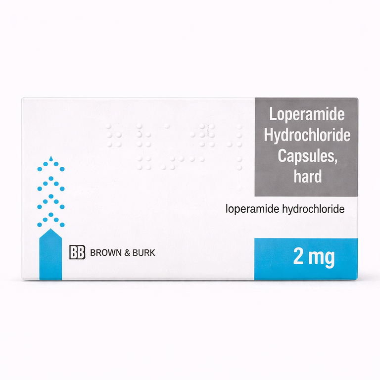 Brown & Burk Loperamide Hydrochloride Capsules 2 mg x 30 Capsules