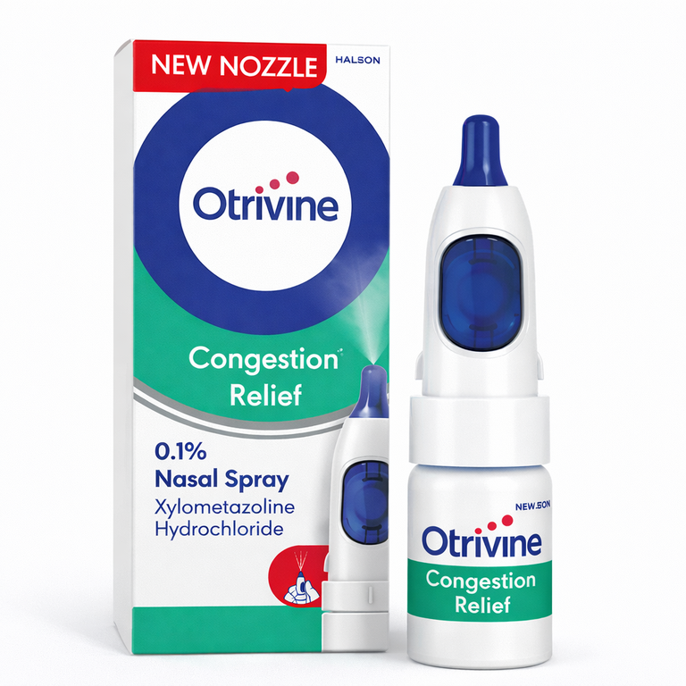 Otrivine Congestion Relief Nasal Spray (Xylometazoline + Menthol) 10 ml