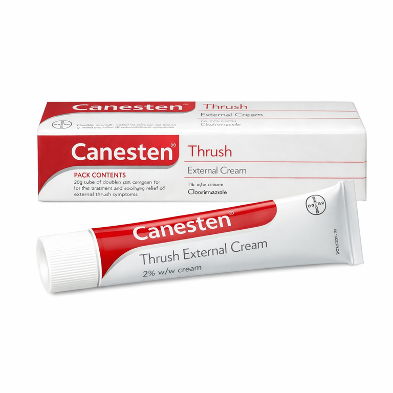 Canesten Thrush 2% Clotrimazole Cream (Antifungal) 20 g