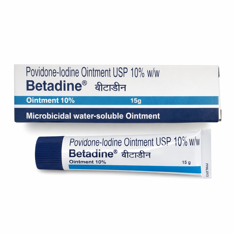 Betadine Antiseptic Ointment (Povidone-Iodine 10%) 15 g