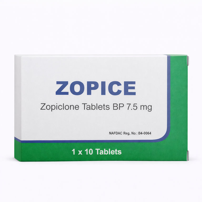 Zopice Zopiclone Tablets 7.5 mg x 10 Tablets
