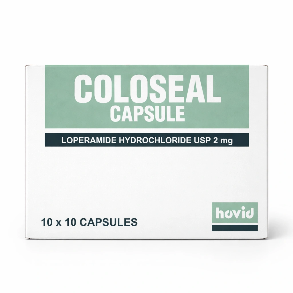 Coloseal Loperamide Hydrochloride USP 2 mg Capsules x 100 Capsules