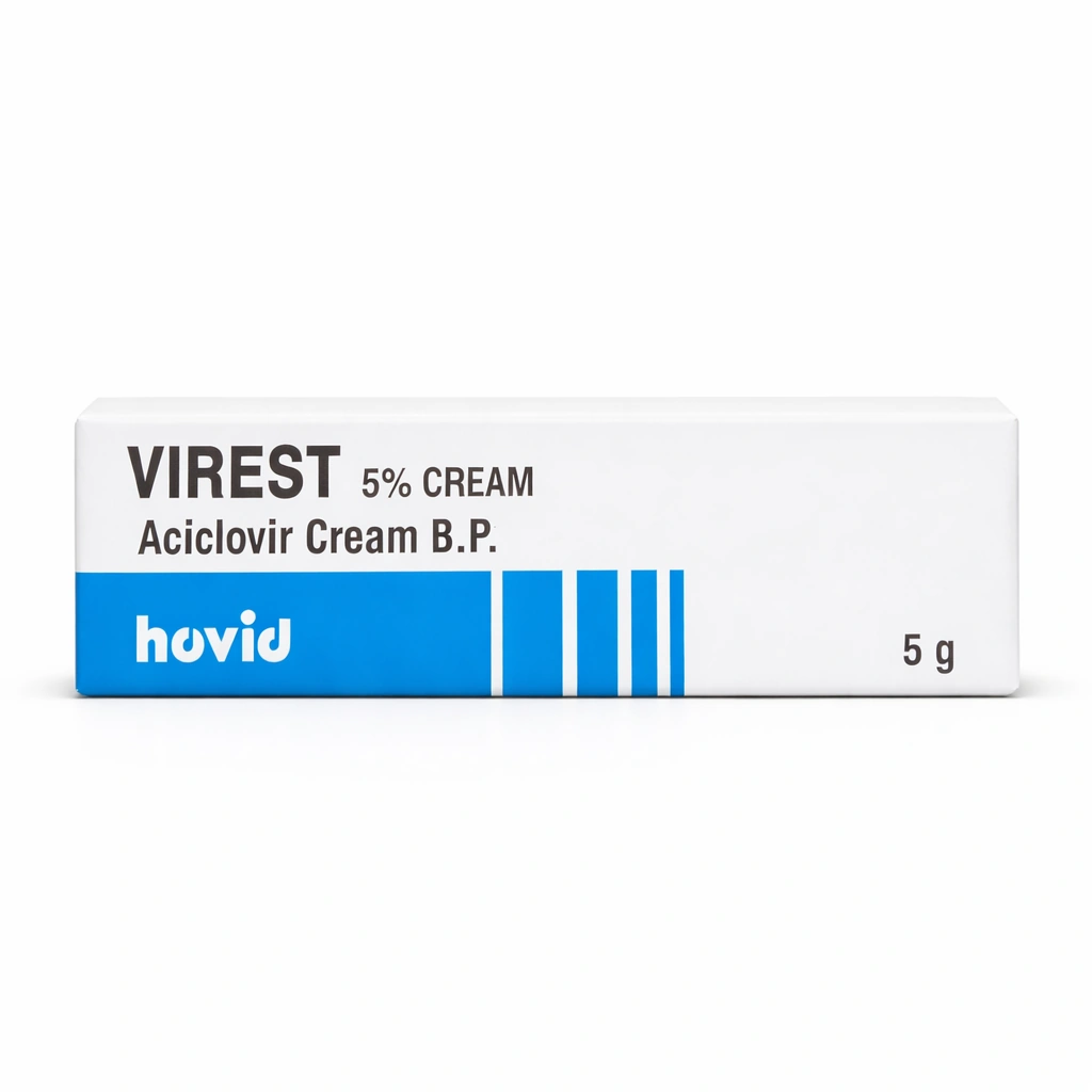 Hovid Virest Aciclovir Cream B.P. 5% 5 g