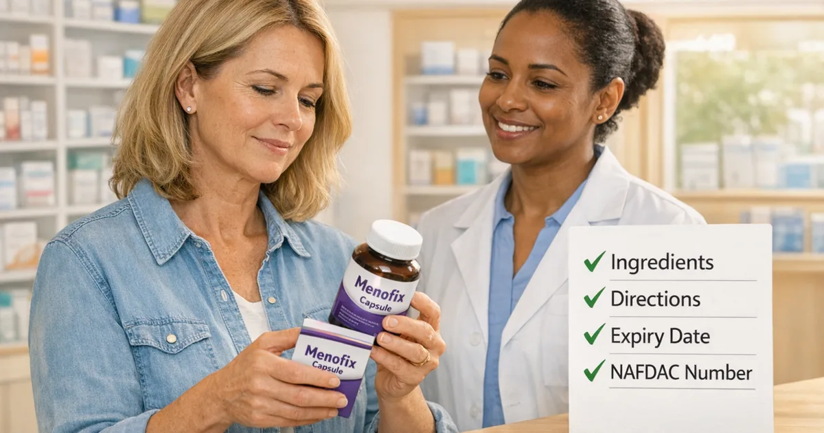 Menofix Capsule: what to know before you buy or use it